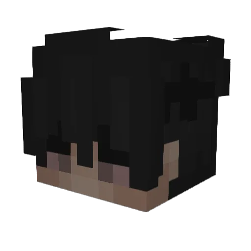 Benjii2107 Minecraft avatar head, 3D render