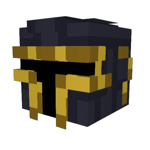 Benjii25 Minecraft avatar head, 3D render