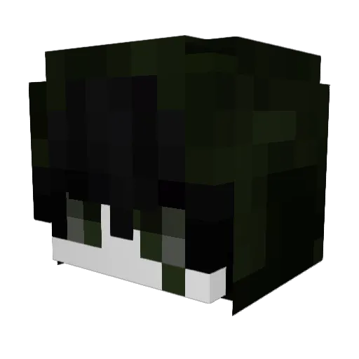 Benjiidns Minecraft avatar head, 3D render