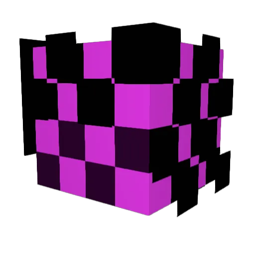 Benjiio Minecraft avatar head, 3D render