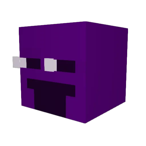 Benjiiym Minecraft avatar head, 3D render