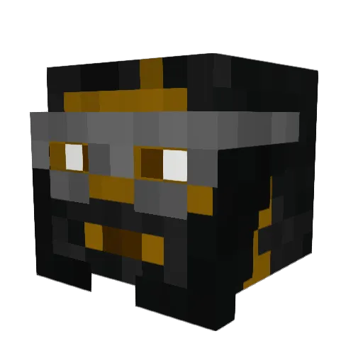 Benjimmo Minecraft avatar head, 3D render