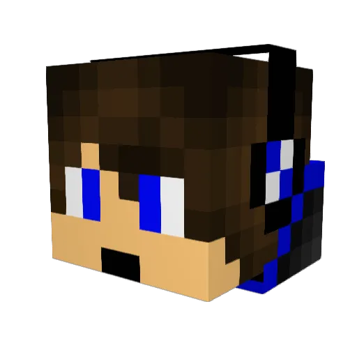 Benkenobi2003 Minecraft avatar head, 3D render