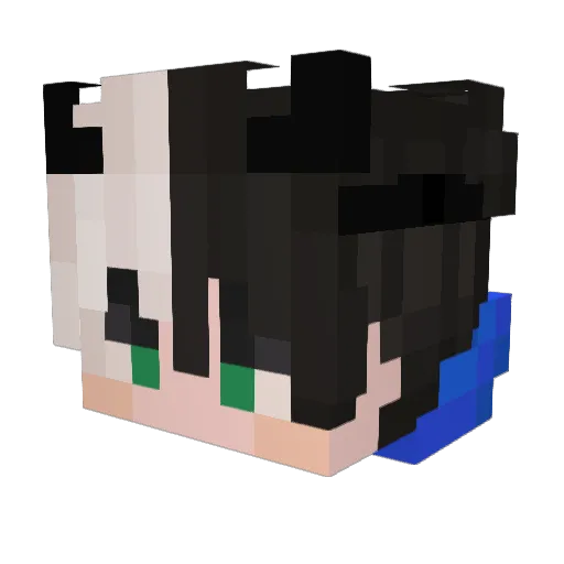 Benkinet Minecraft avatar head, 3D render
