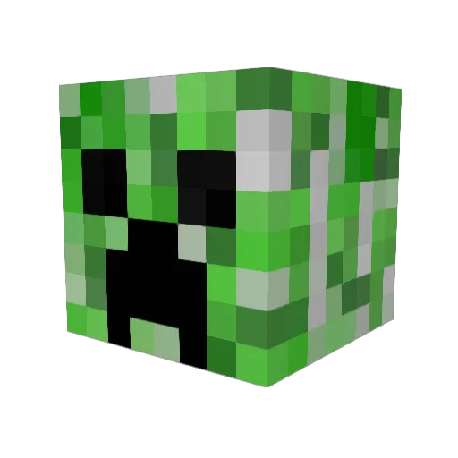Benleking Minecraft avatar head, 3D render