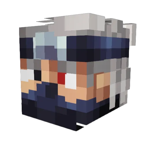 BenlyXD Minecraft avatar head, 3D render