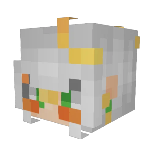 Benma972 Minecraft avatar head, 3D render