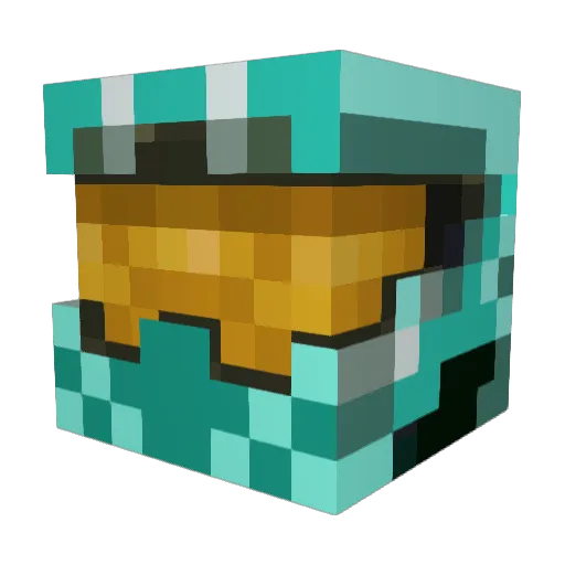 Benmac0 Minecraft avatar head, 3D render