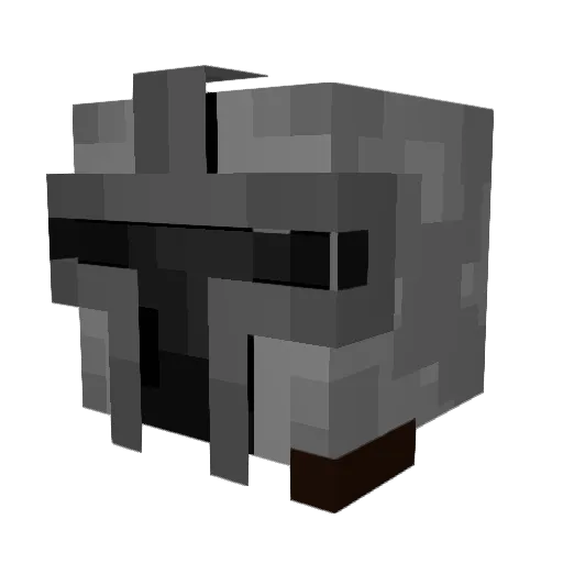 Benn42 Minecraft avatar head, 3D render