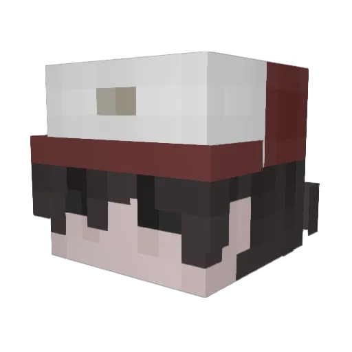 Benn91 Minecraft avatar head, 3D render