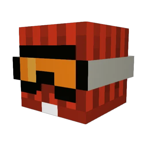 Benne244 Minecraft avatar head, 3D render
