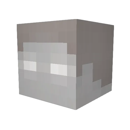Bennern96 Minecraft avatar head, 3D render