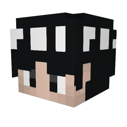 BennetBesinger Minecraft avatar head, 3D render