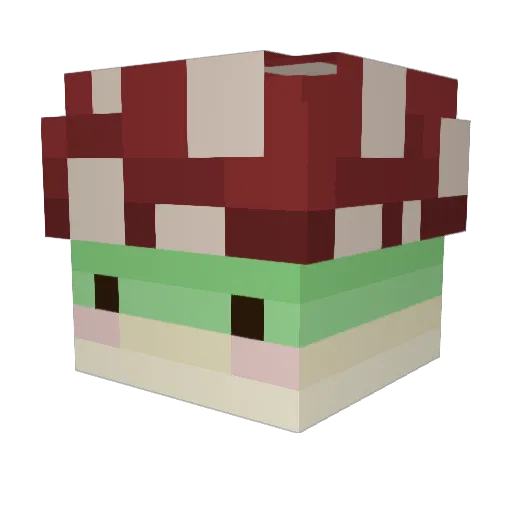 Bennet_Froggy Minecraft avatar head, 3D render