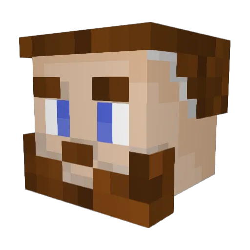 BennettBoy Minecraft avatar head, 3D render