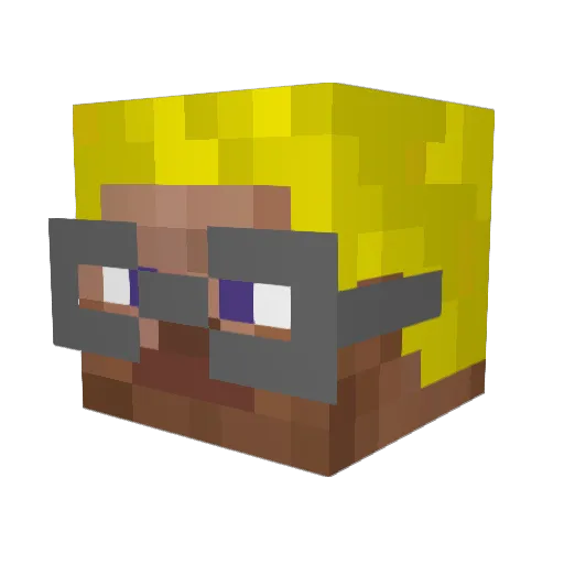Benni9498 Minecraft avatar head, 3D render