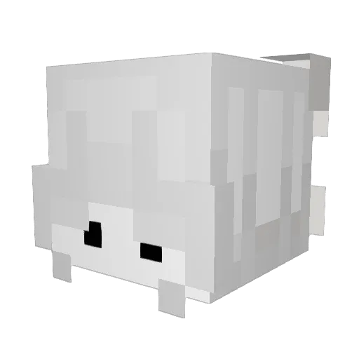 BenniBHC Minecraft avatar head, 3D render