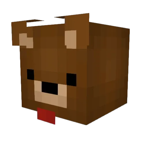 Bennie_123_Boy Minecraft avatar head, 3D render