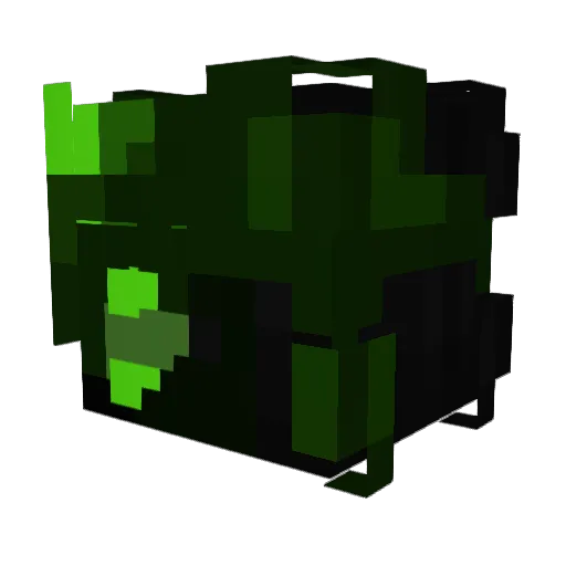 Benniflow Minecraft avatar head, 3D render