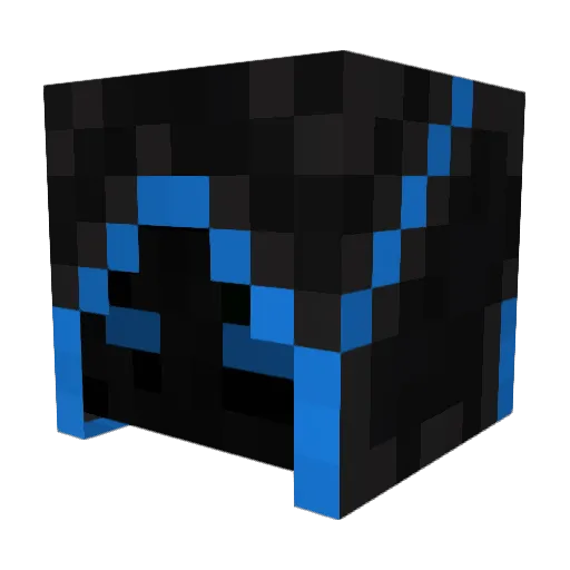 Bennnii Minecraft avatar head, 3D render