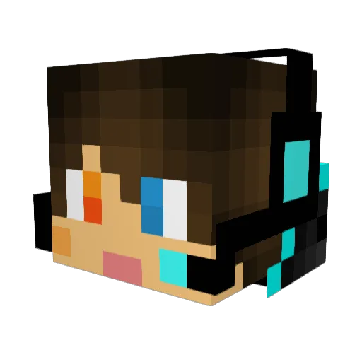 Benno1875 Minecraft avatar head, 3D render