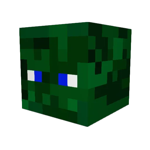 Bennorix Minecraft avatar head, 3D render