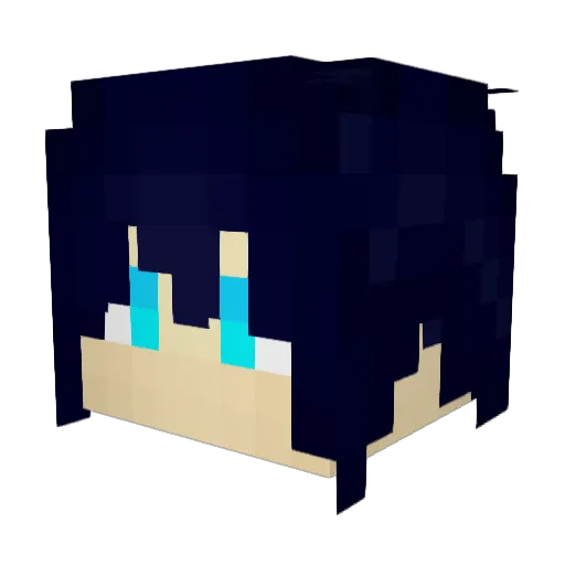 Benny1152 Minecraft avatar head, 3D render