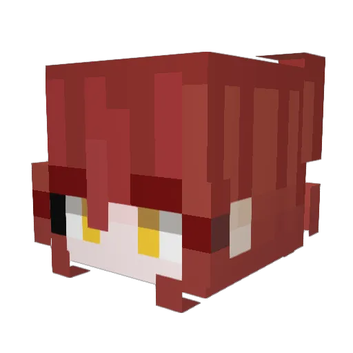 Benny2501 Minecraft avatar head, 3D render