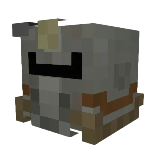 Benny68 Minecraft avatar head, 3D render