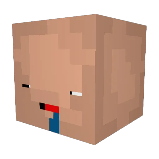 BennyG_29 Minecraft avatar head, 3D render