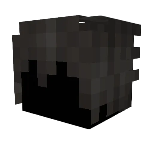 BennyPVP Minecraft avatar head, 3D render