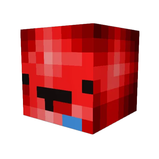 BennyTehBear Minecraft avatar head, 3D render