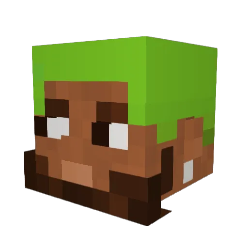 Benny_5tw Minecraft avatar head, 3D render