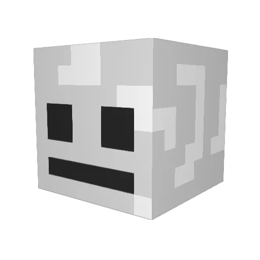 Benny_888 Minecraft avatar head, 3D render