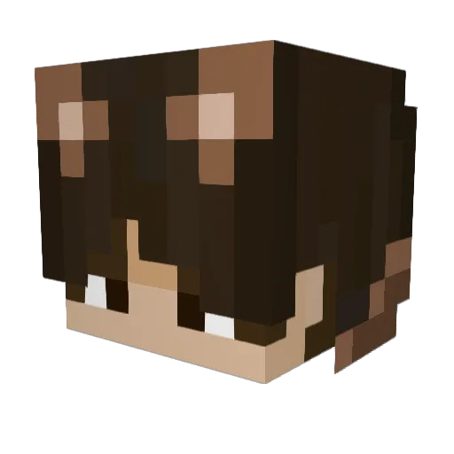 Benny_Bruh Minecraft avatar head, 3D render