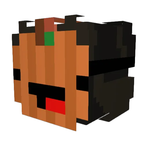 Benny_Flame Minecraft avatar head, 3D render
