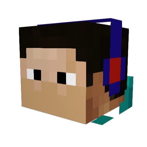 Bennyboy080601 Minecraft avatar head, 3D render