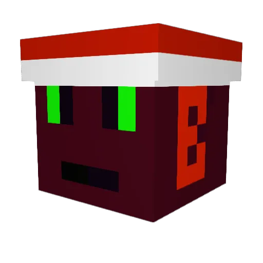 Bennyboy1253 Minecraft avatar head, 3D render