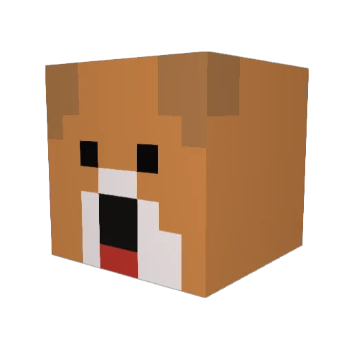 Bennysmilkshake Minecraft avatar head, 3D render
