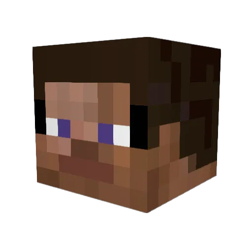 BennzX95 Minecraft avatar head, 3D render