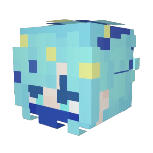 Benolzschuh Minecraft avatar head, 3D render