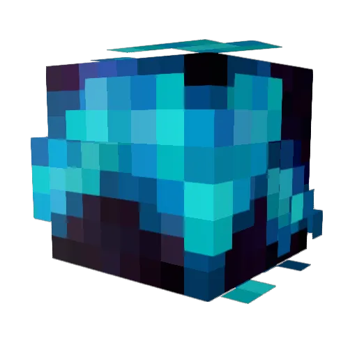 Benomat654 Minecraft avatar head, 3D render