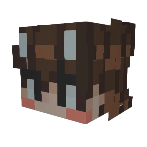 Benranger4 Minecraft avatar head, 3D render