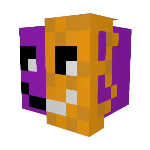 Benroxxx Minecraft avatar head, 3D render
