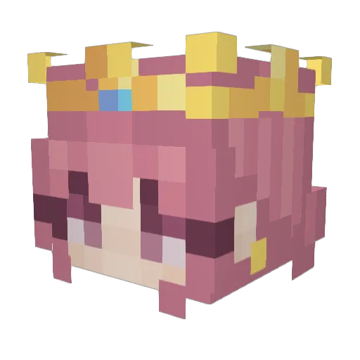 Bensin95 Minecraft avatar head, 3D render