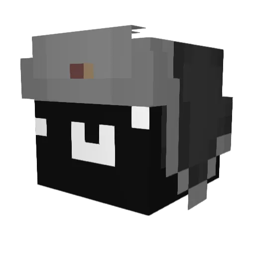 Bensinn_ Minecraft avatar head, 3D render