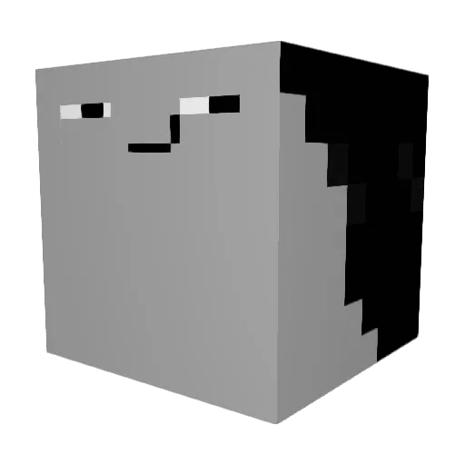 Benson1006 Minecraft avatar head, 3D render