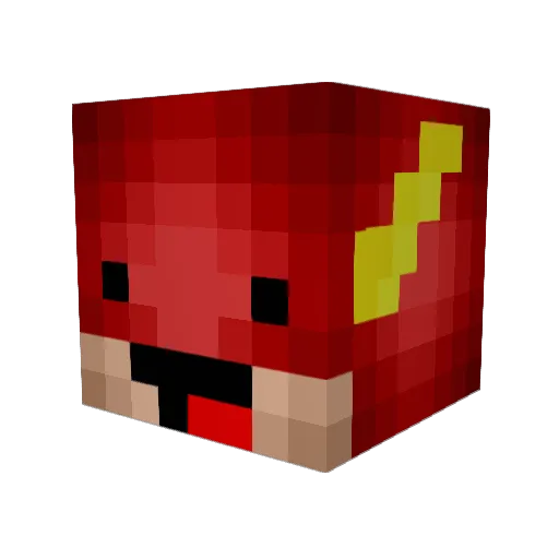 Benster2000 Minecraft avatar head, 3D render