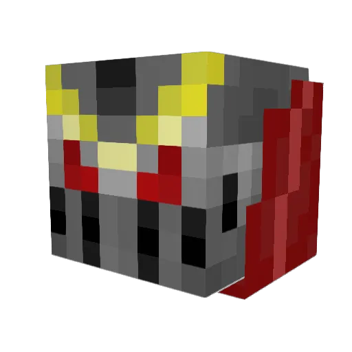 BentBackMatt_090 Minecraft avatar head, 3D render