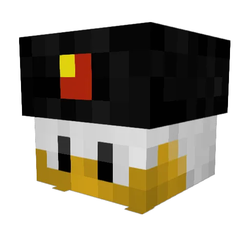 BentOle Minecraft avatar head, 3D render
